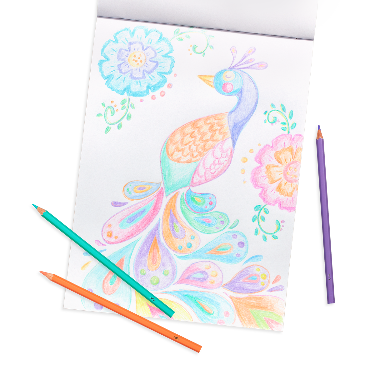 Pastel Hues Colored Pencils - Set of 24