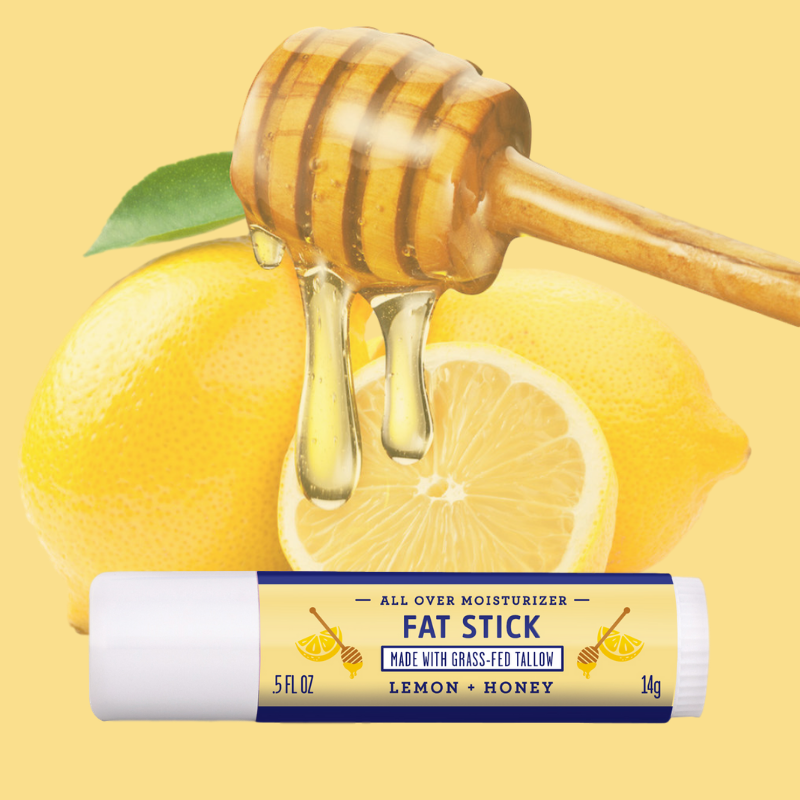 Fat Stick, Lemon + Honey, 0.5 Oz
