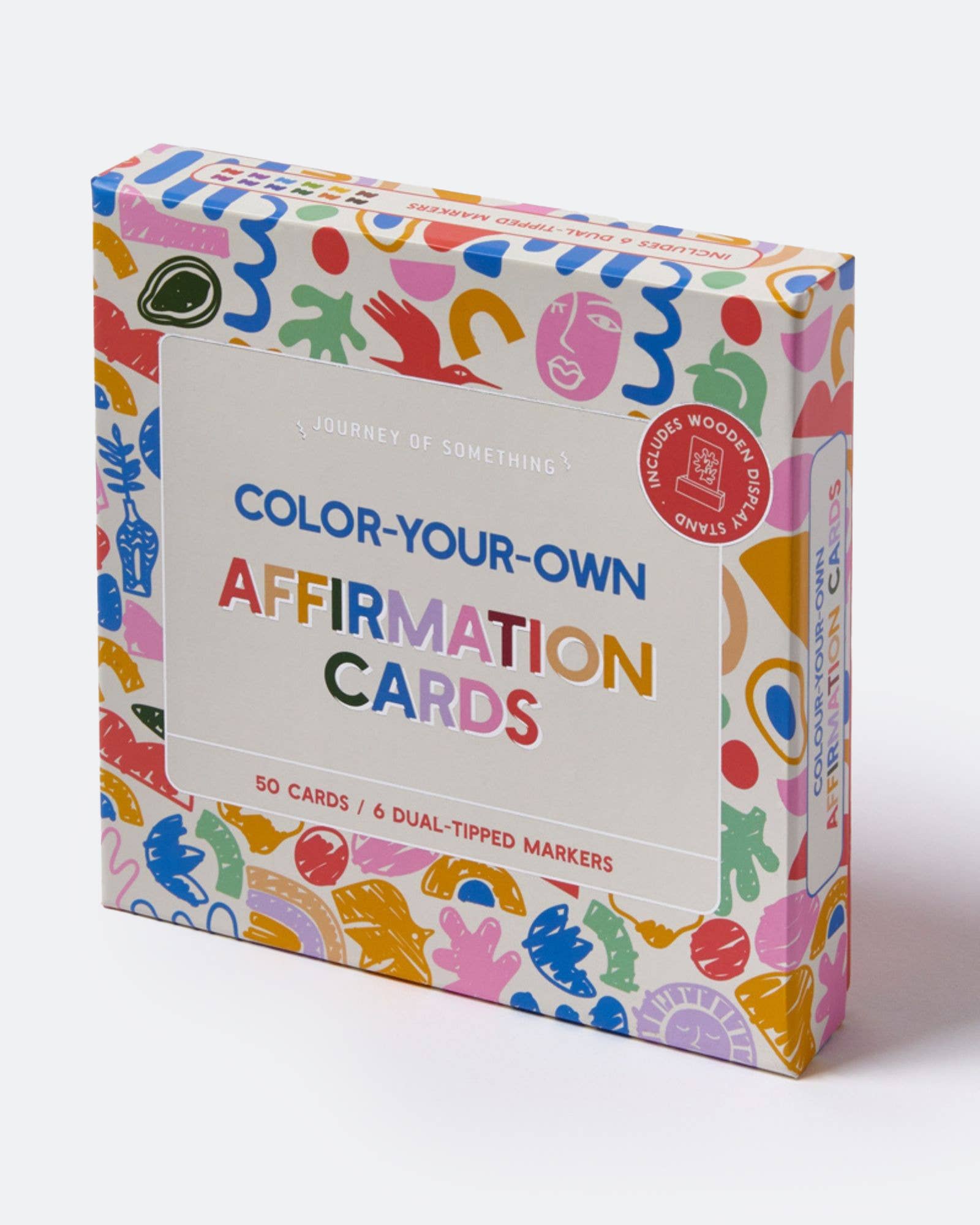 Color Your Own Affirmation Card Deck!