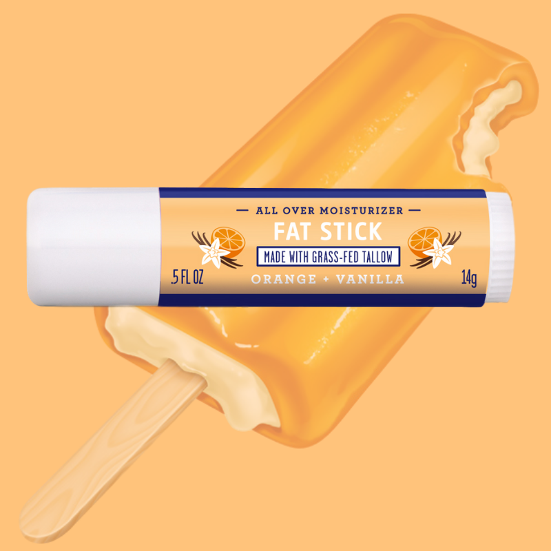 Fat Stick, Orange + Vanilla, 0.5 Oz