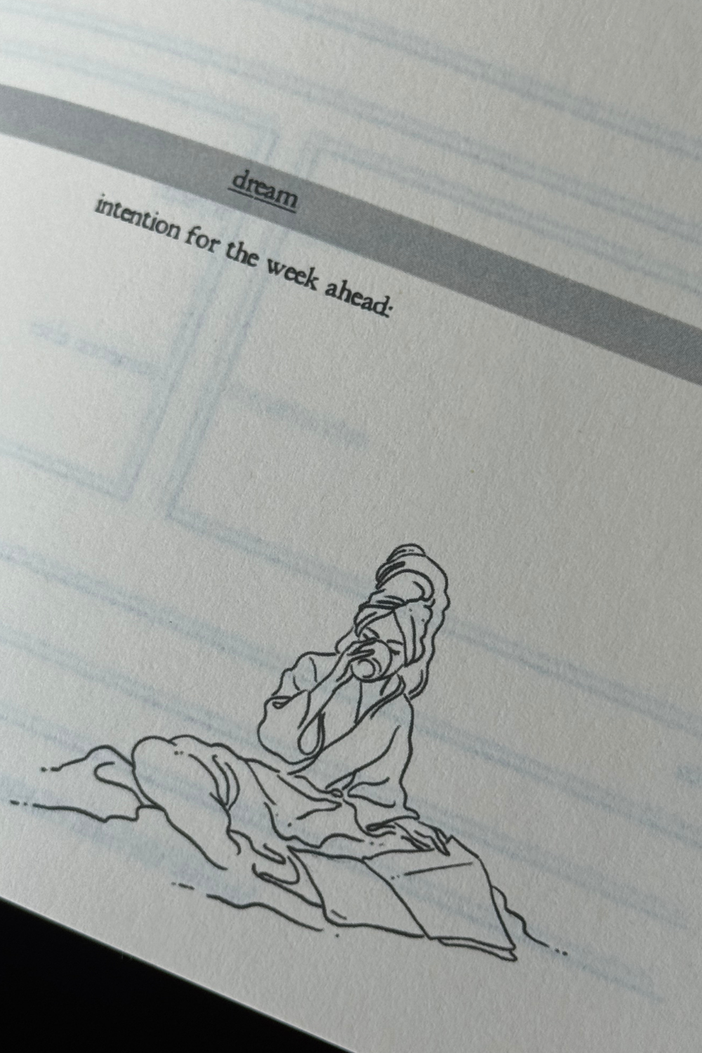 Product display of the Romanticize Your Life Journal with cozy setup.