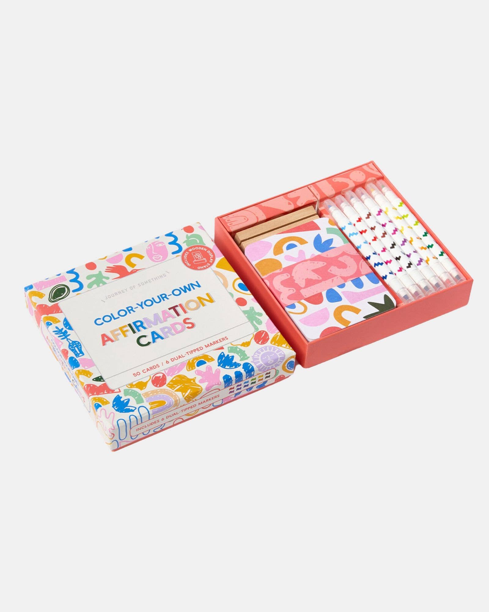 Color Your Own Affirmation Card Deck!