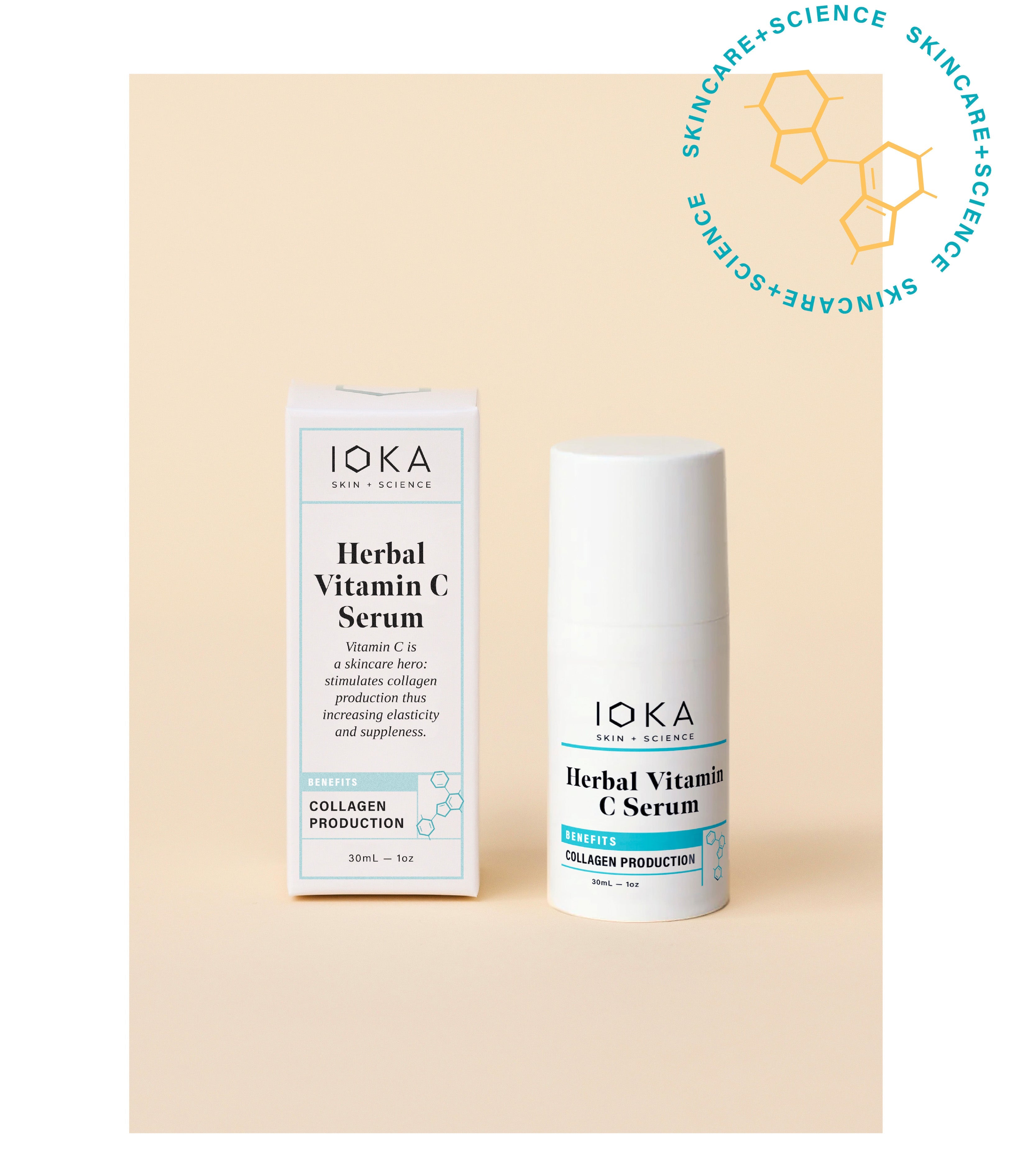 Herbal Vitamin C Serum by IOKA Skin+Science