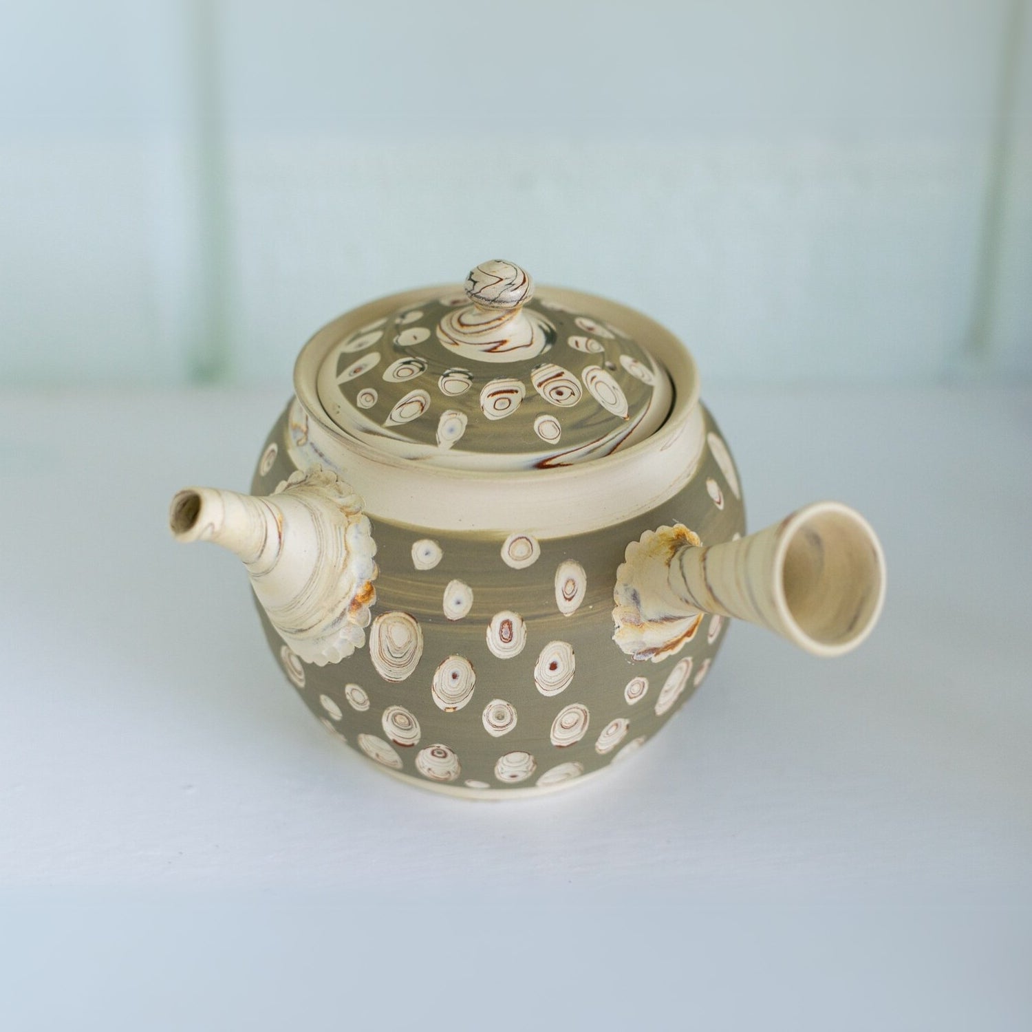 Japanese Kyusu Set - Teapot with Filters (370ml) and Two Cups by Aprika Life