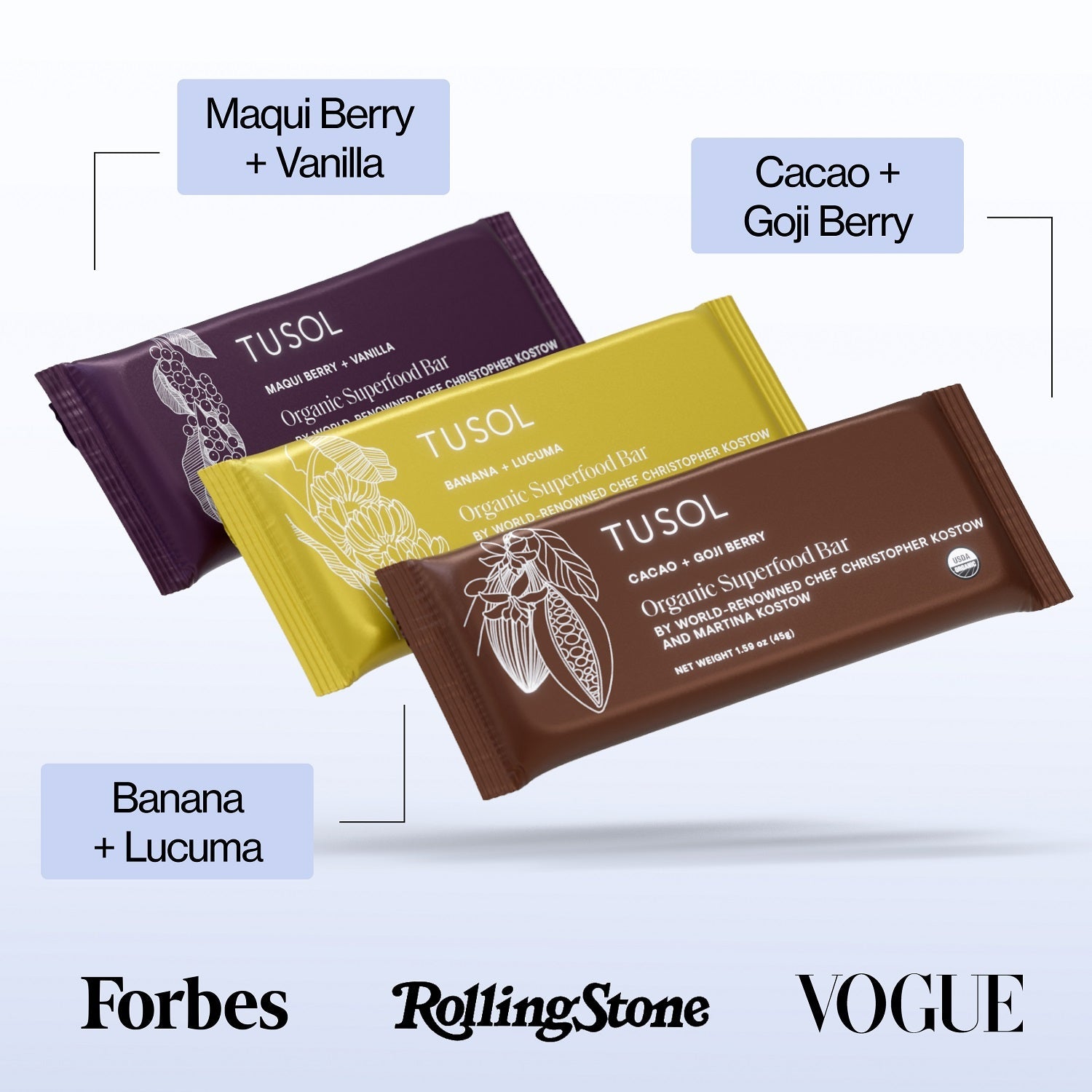 Organic Protein + Superfood Bars (24 Pack Assorted)