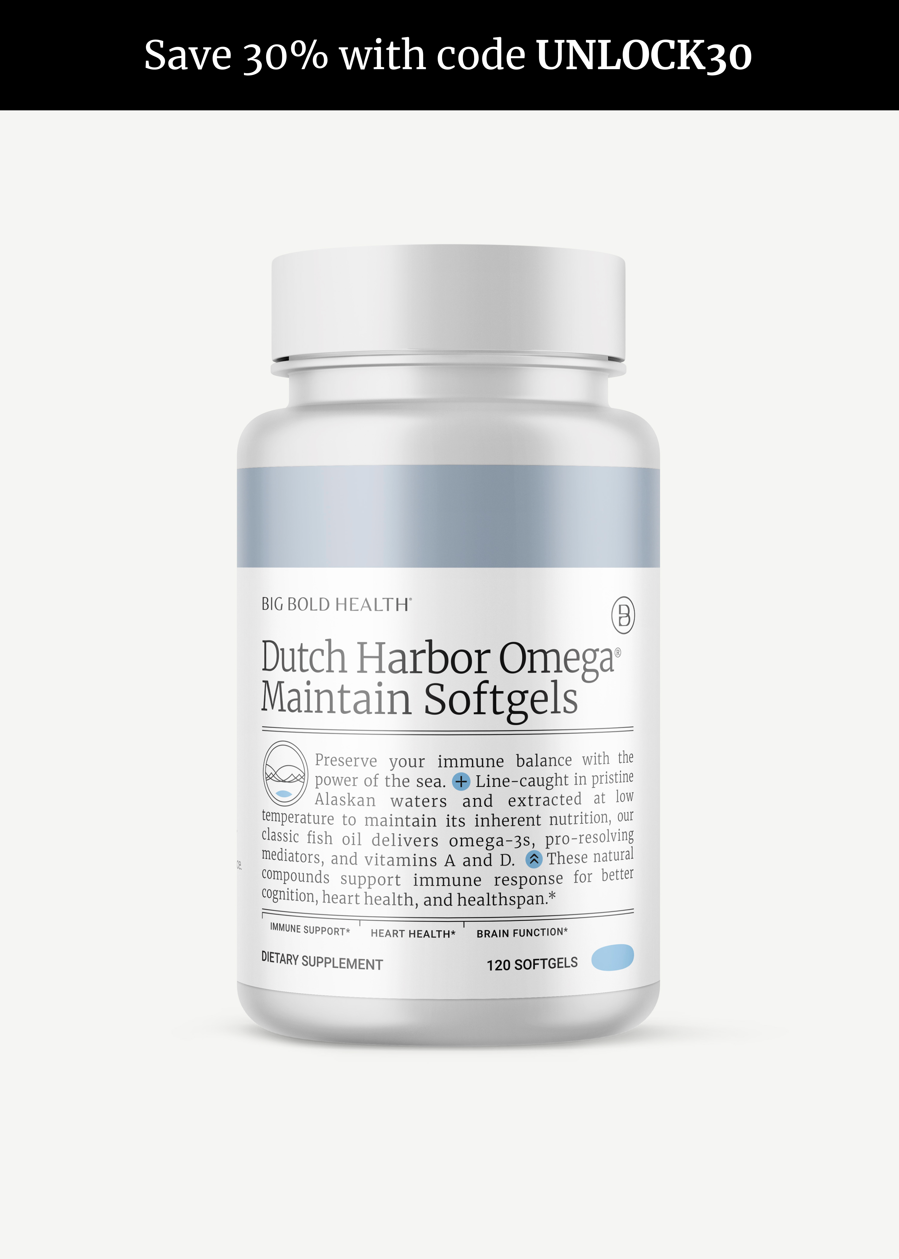 Dutch Harbor Omega® Maintain Softgels