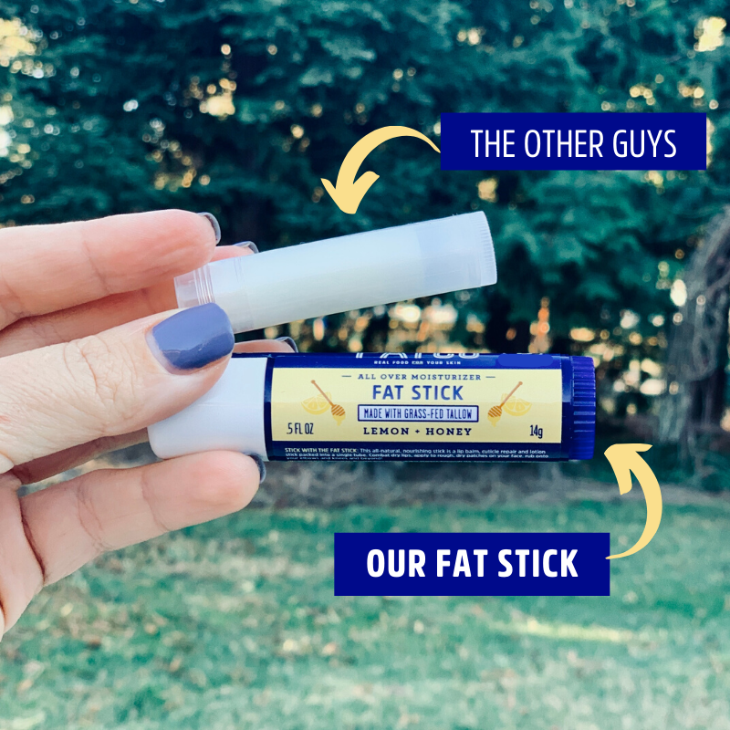 Fat Stick, Lemon + Honey, 0.5 Oz