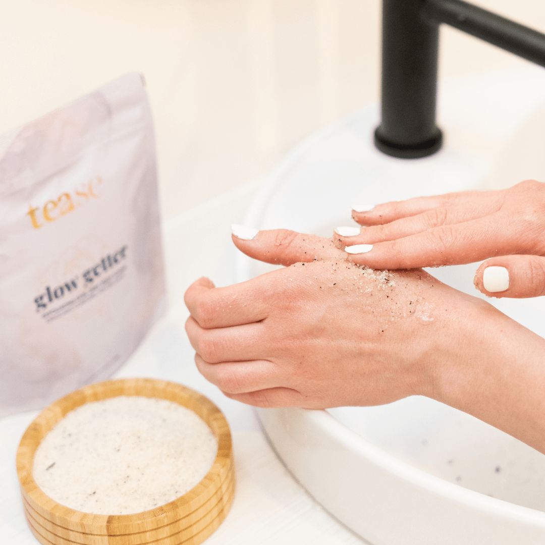 Glow Getter Earl Grey Body Scrub by Tease Wellness